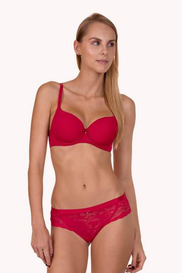 Red 'Evelyn' Bikini Knickers