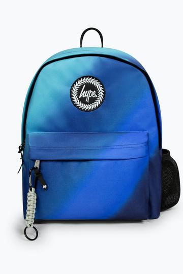 Blue Blue Gradient Badge Backpack