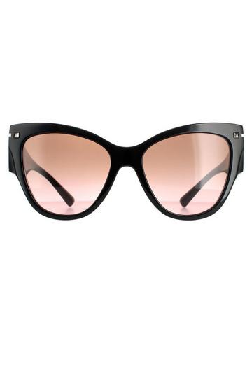 Cat Eye Black Brown Pink Gradient VA4028 Black