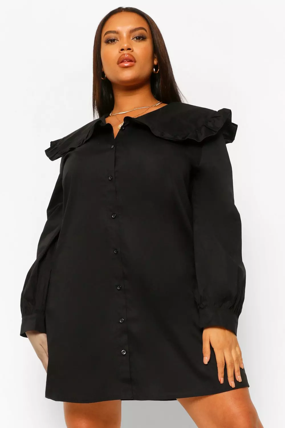 Peter pan collar cheap shirt dress