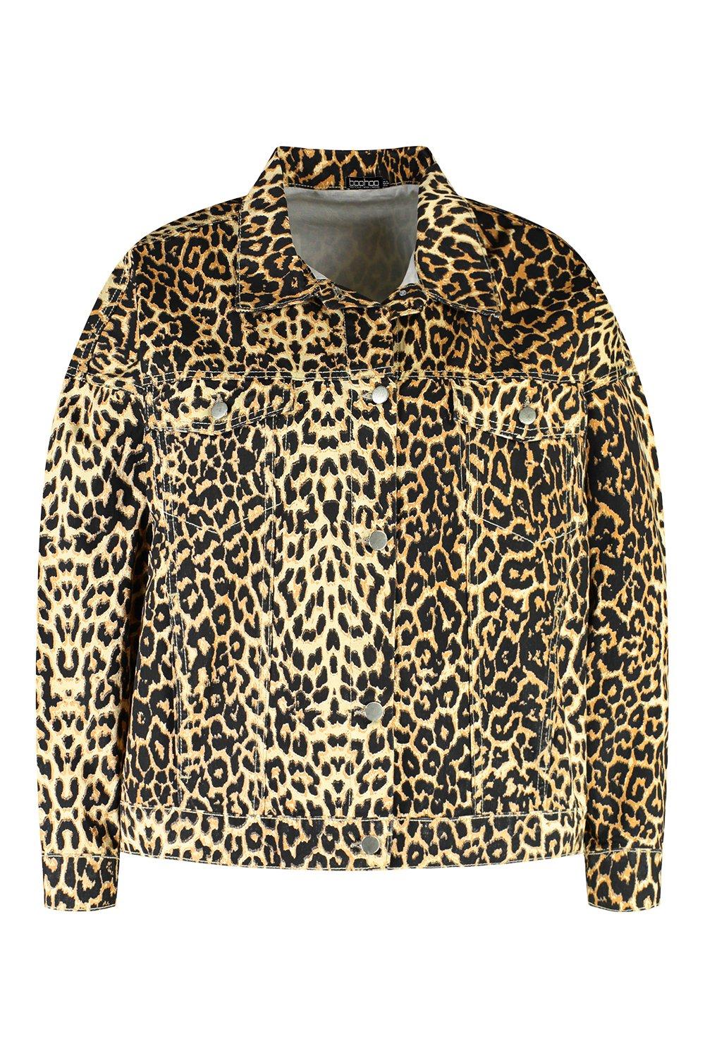 leopard print jacket boohoo