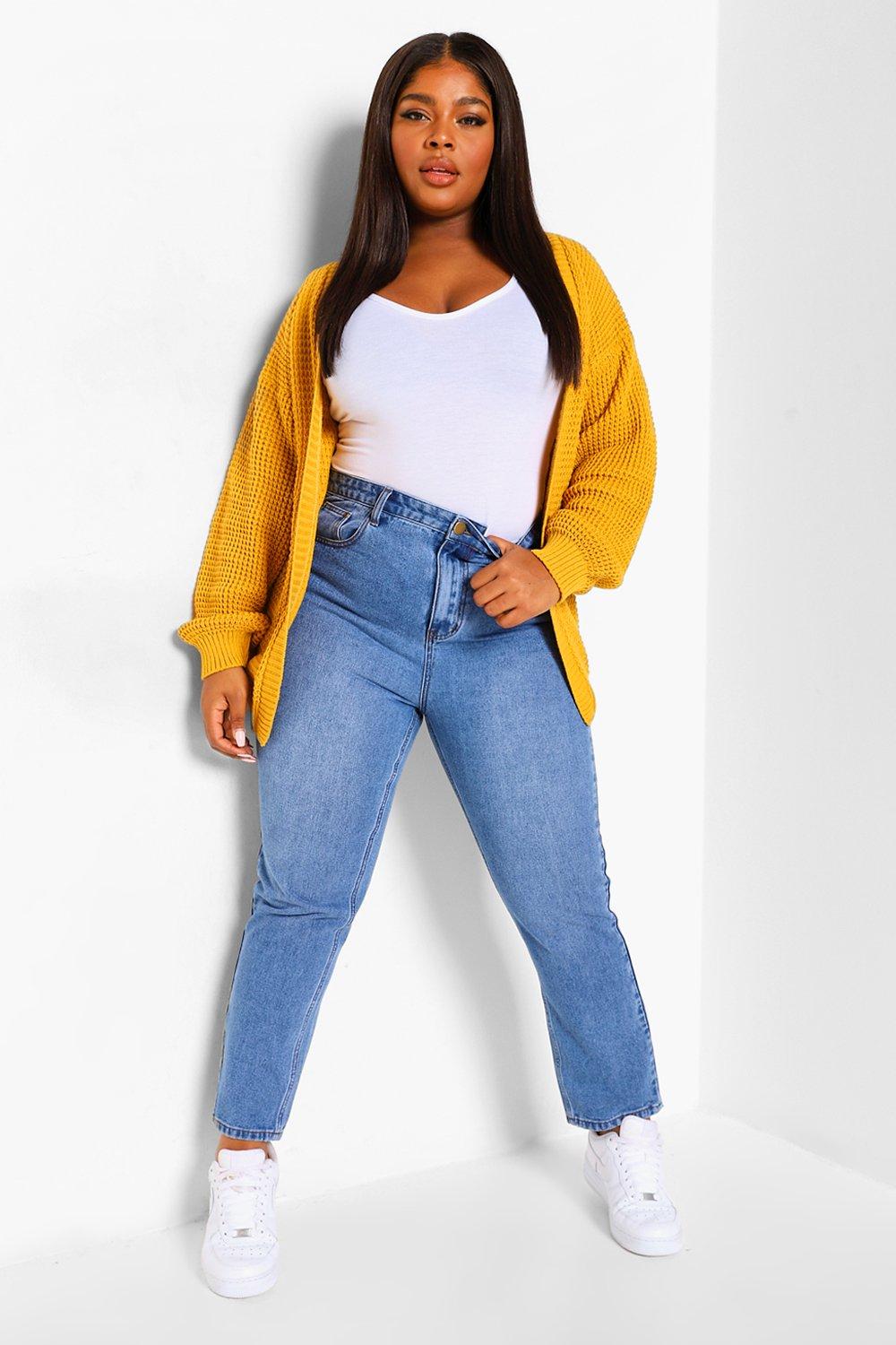 Plus mustard cardigan hotsell