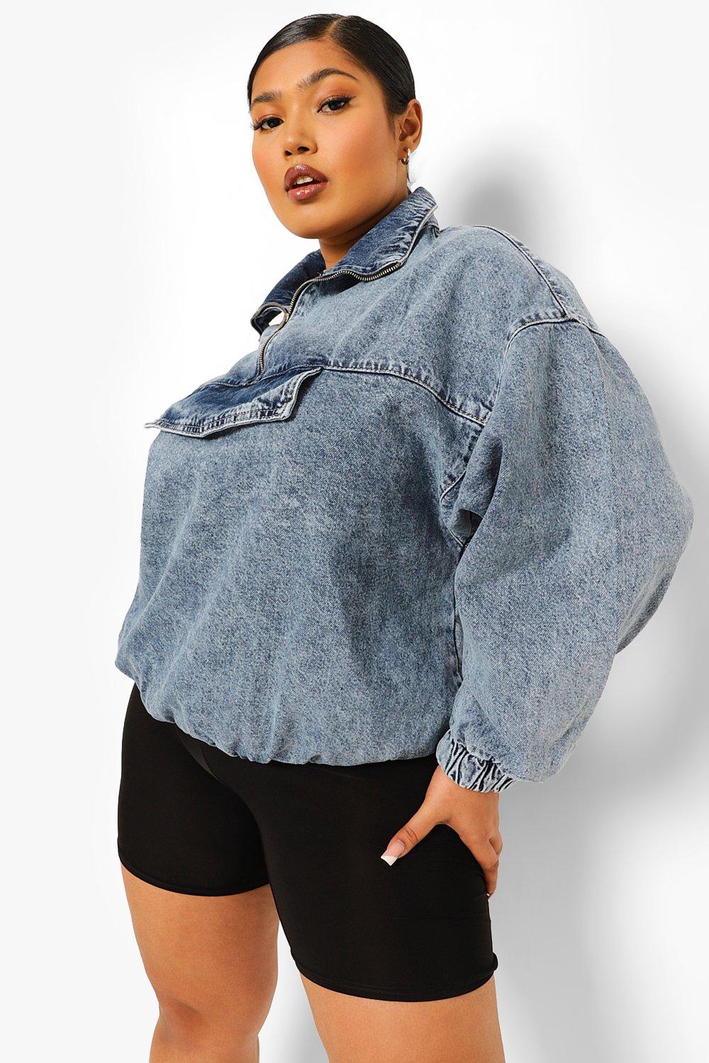 Plus size pullover jacket new arrivals