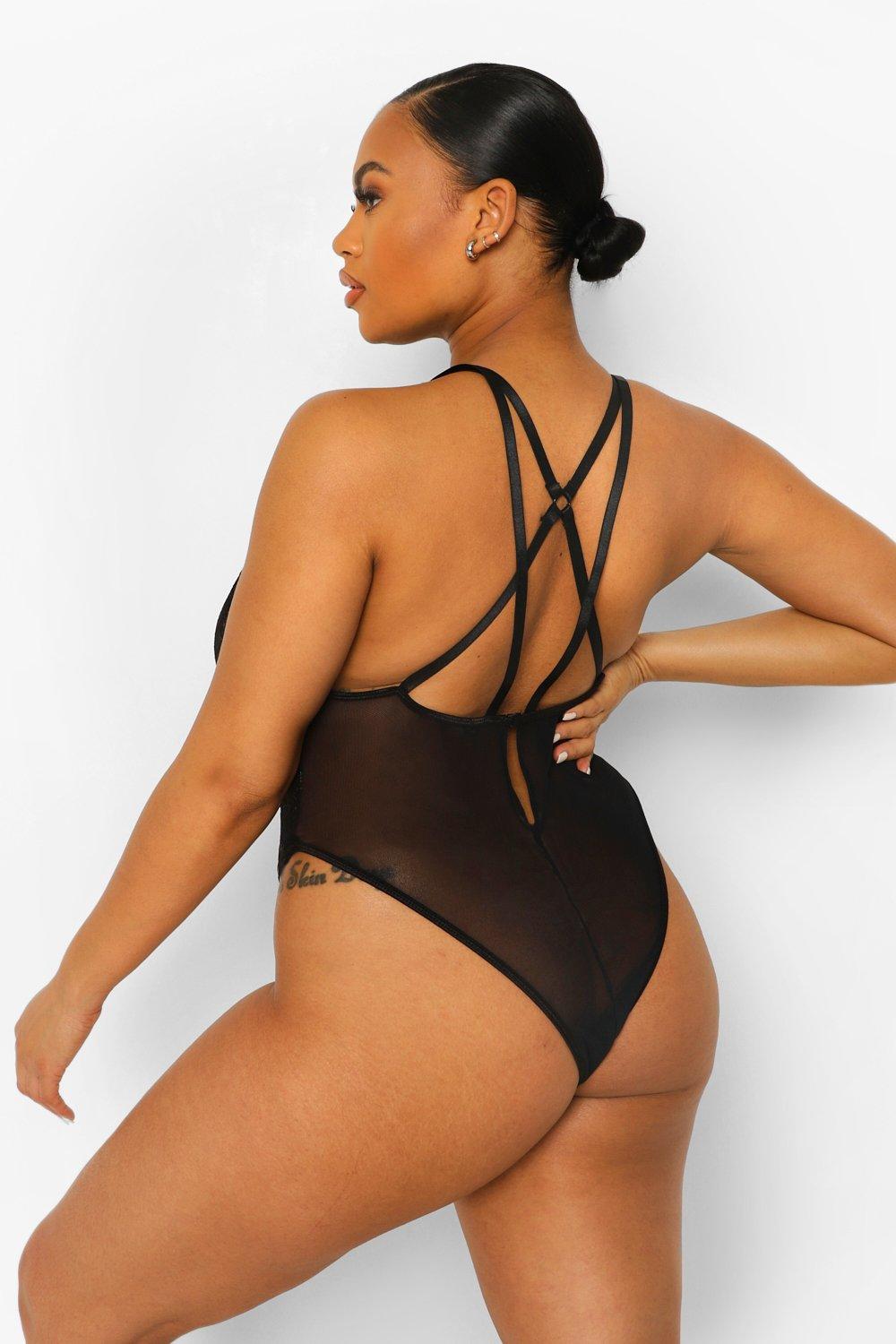 low back plunge bodysuit