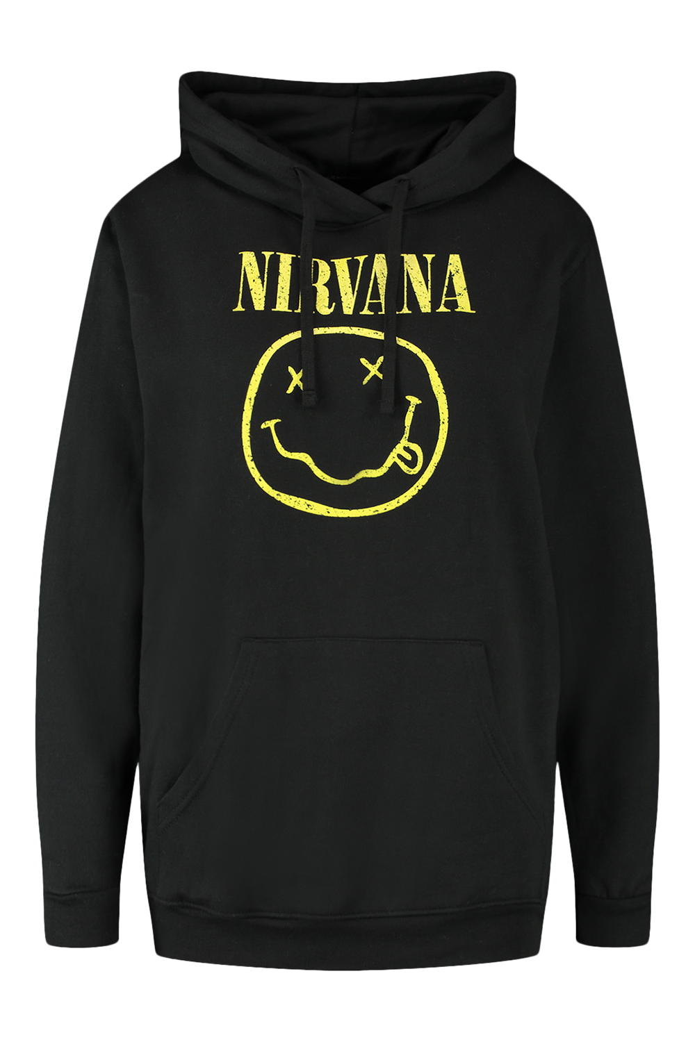 Nirvana smiley sales face hoodie