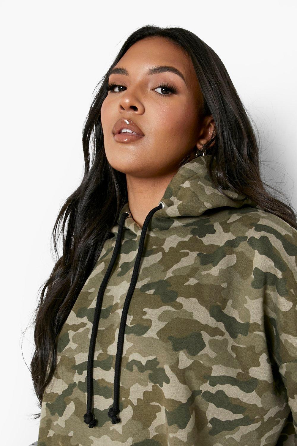 Ladies cheap camo hoodie