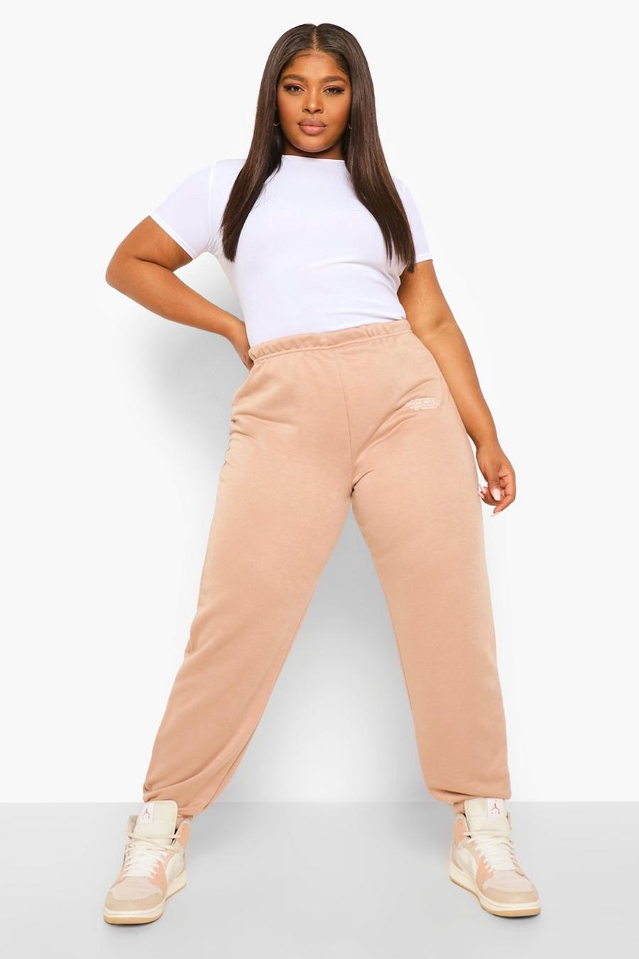 Mocha Plus Official Embroidered Joggers image number 1