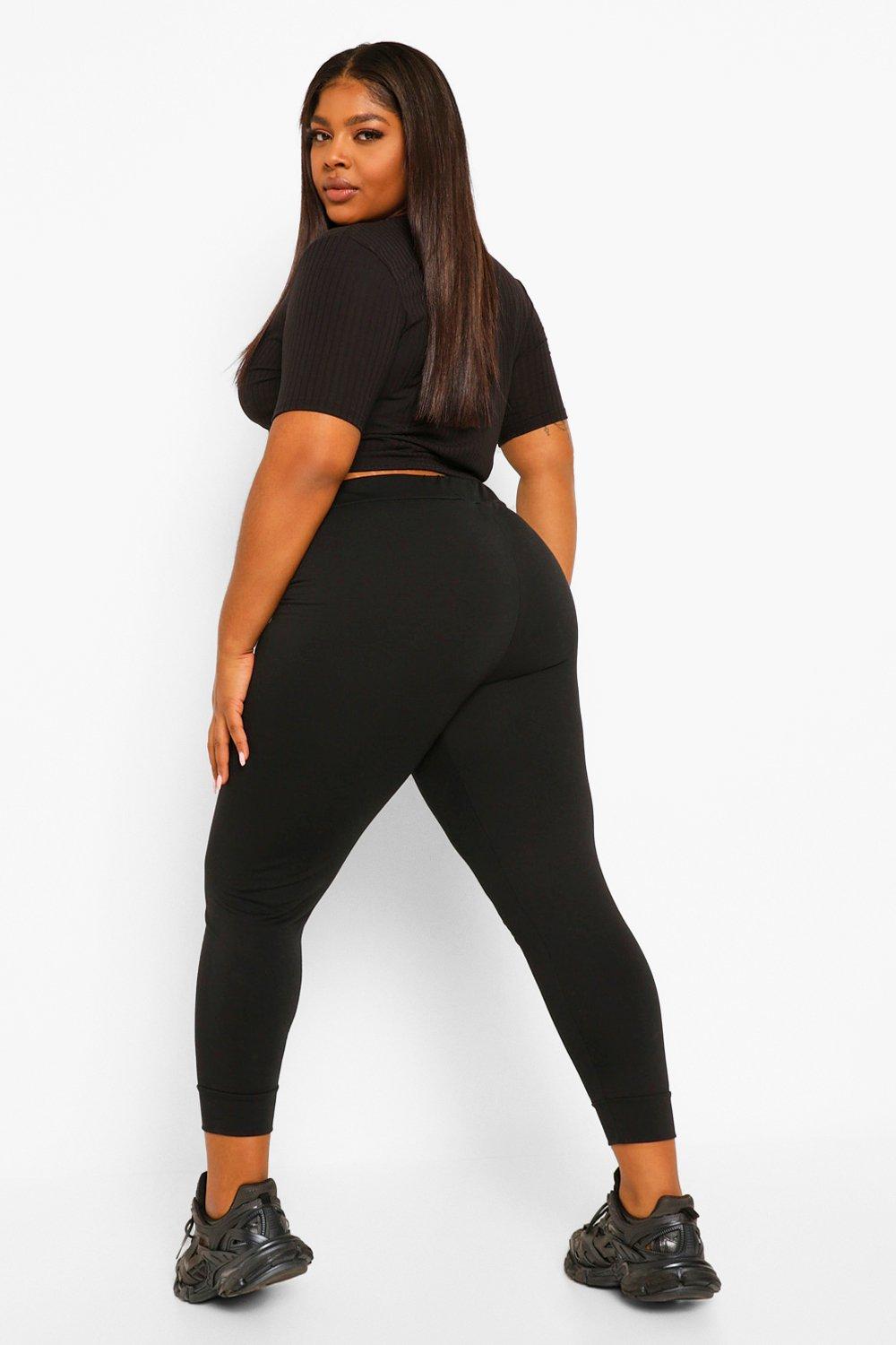 Women's Black Plus Nothing To Wear Basic Legging