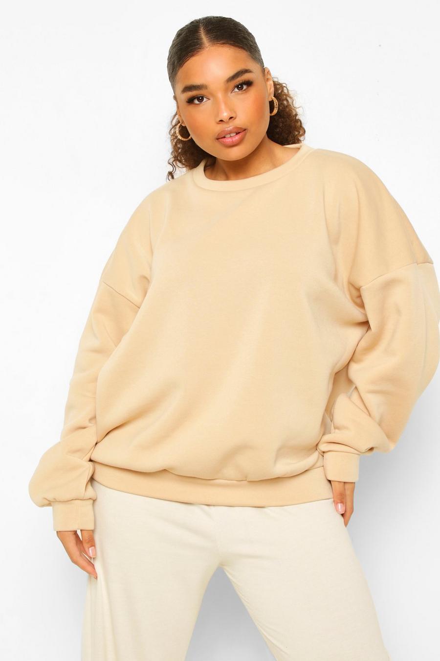 Stone Plus - Oversize sweatshirt i fleece image number 1