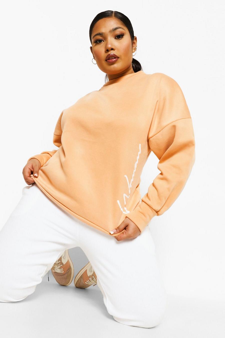 Rust Plus - Woman Oversize stentvättad sweatshirt image number 1