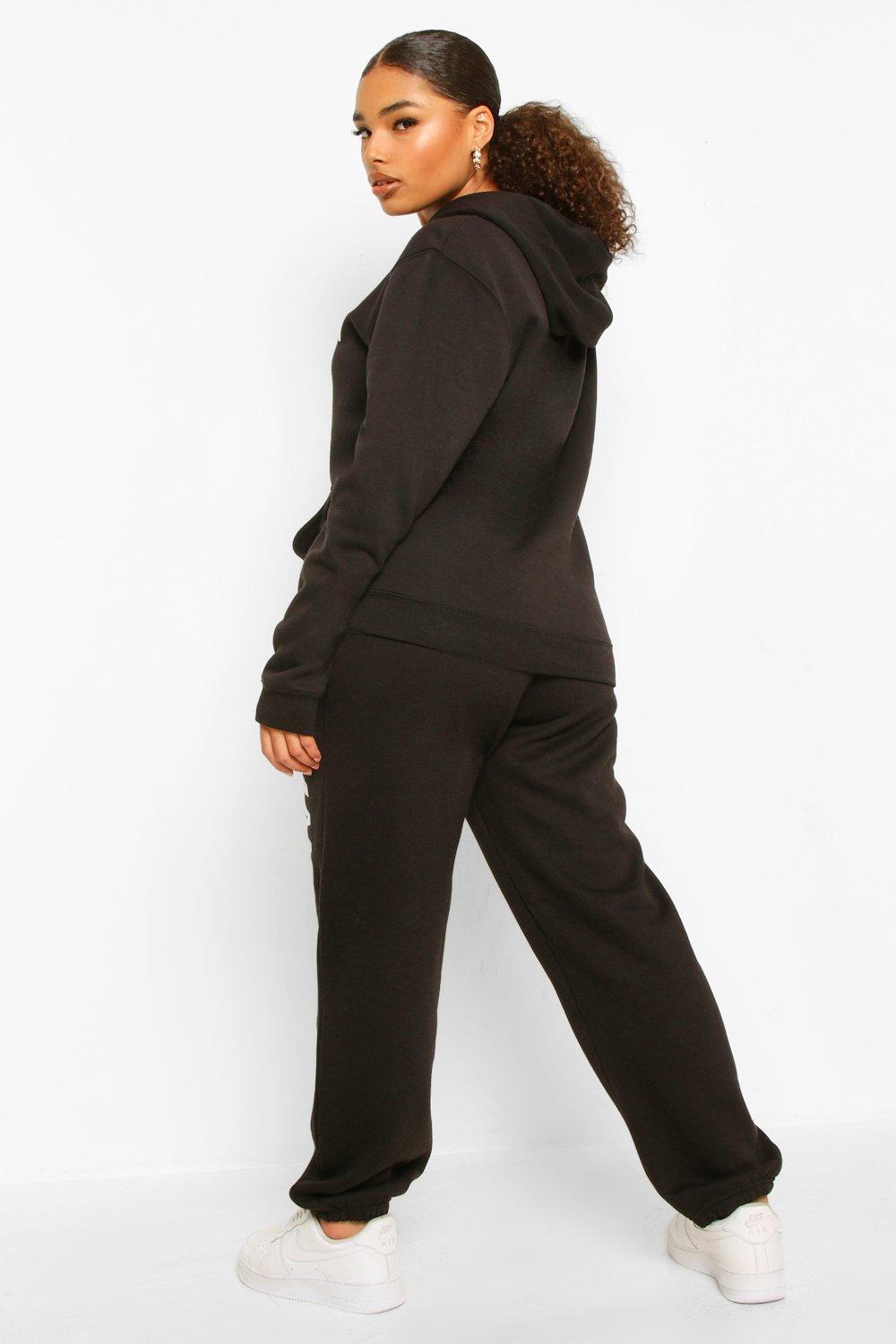 Boohoo plus best sale size tracksuit