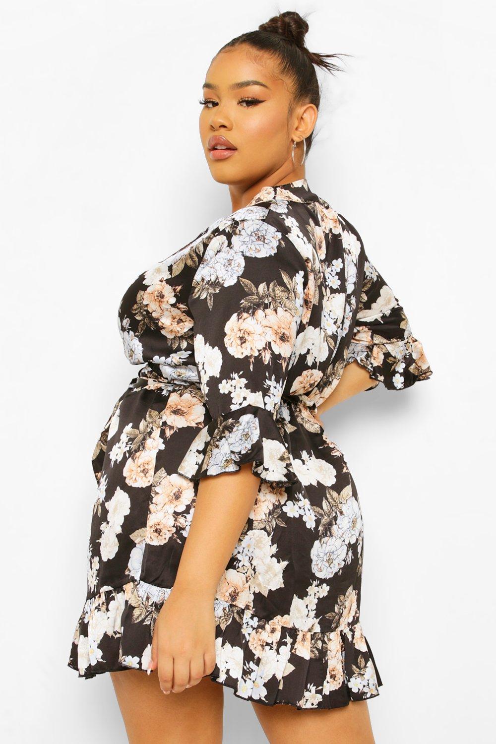 boohoo robe curve