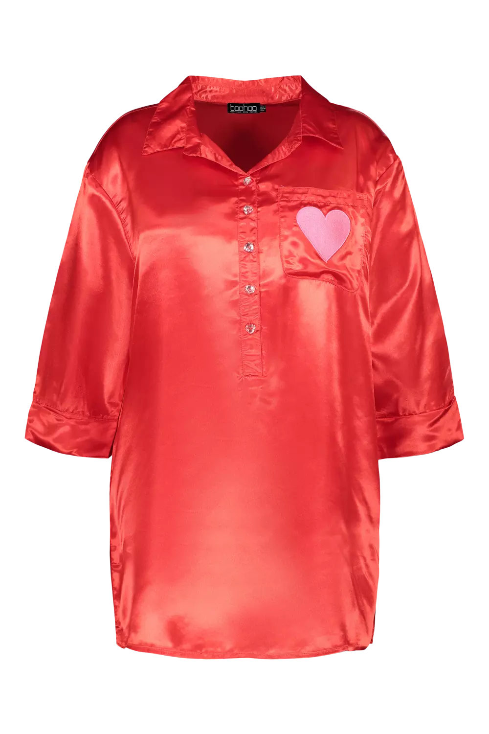Satin nightshirt short sleeve hotsell