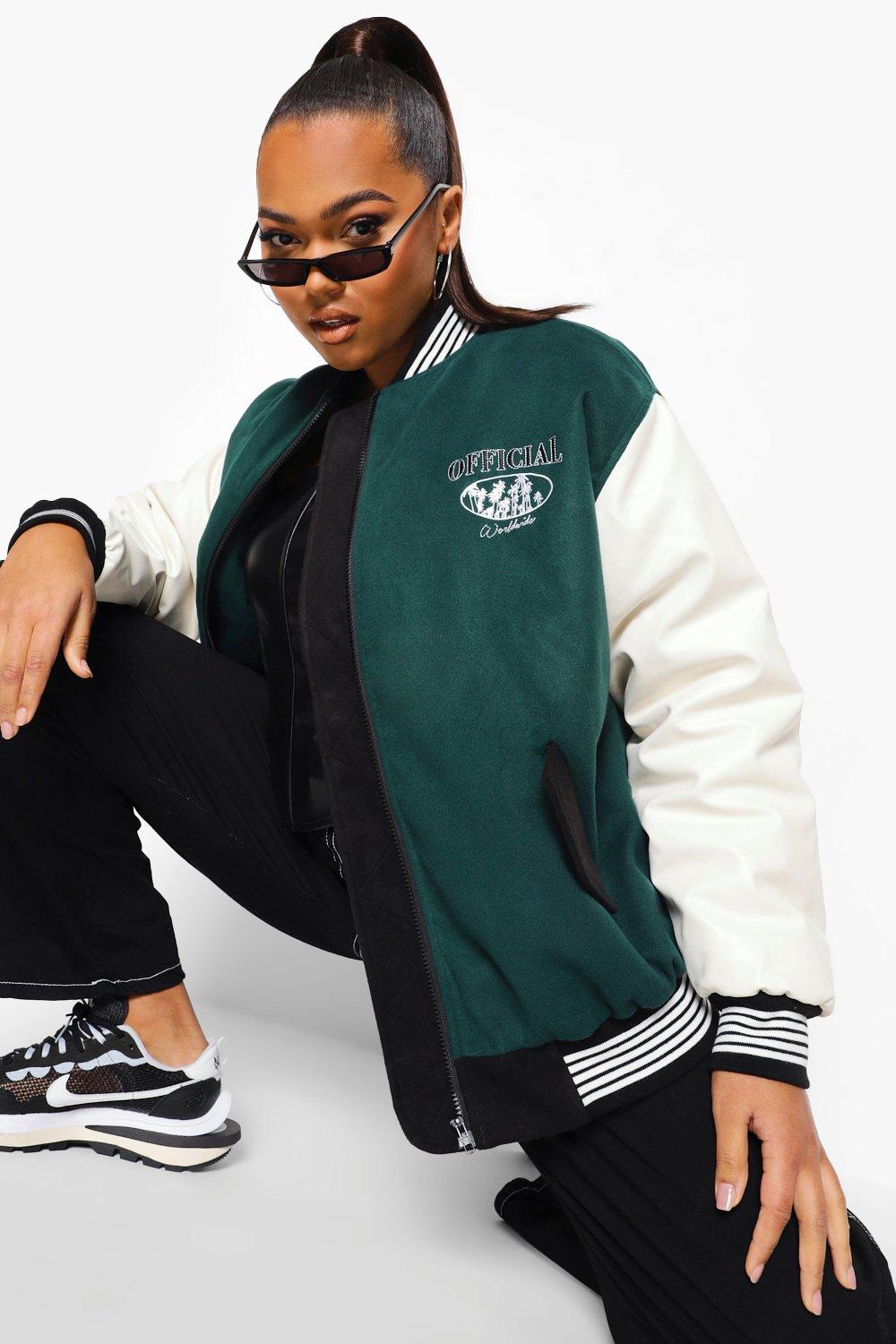 Plus Size Women's Varsity Jacket … curated on LTK