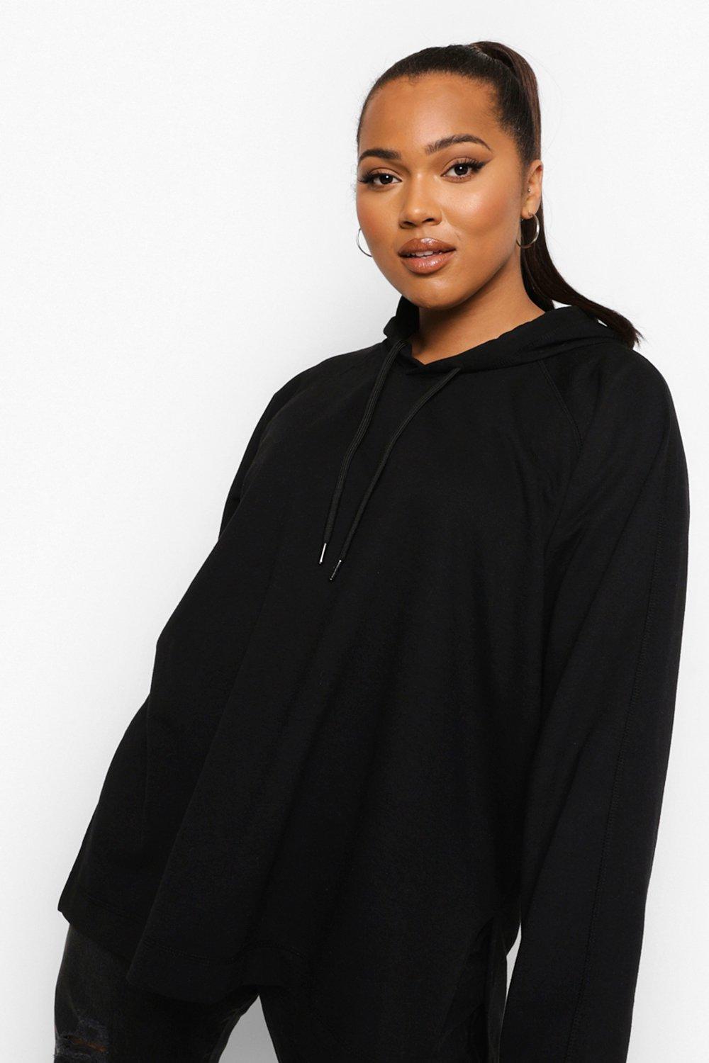 Boohoo plus size outlet hoodies