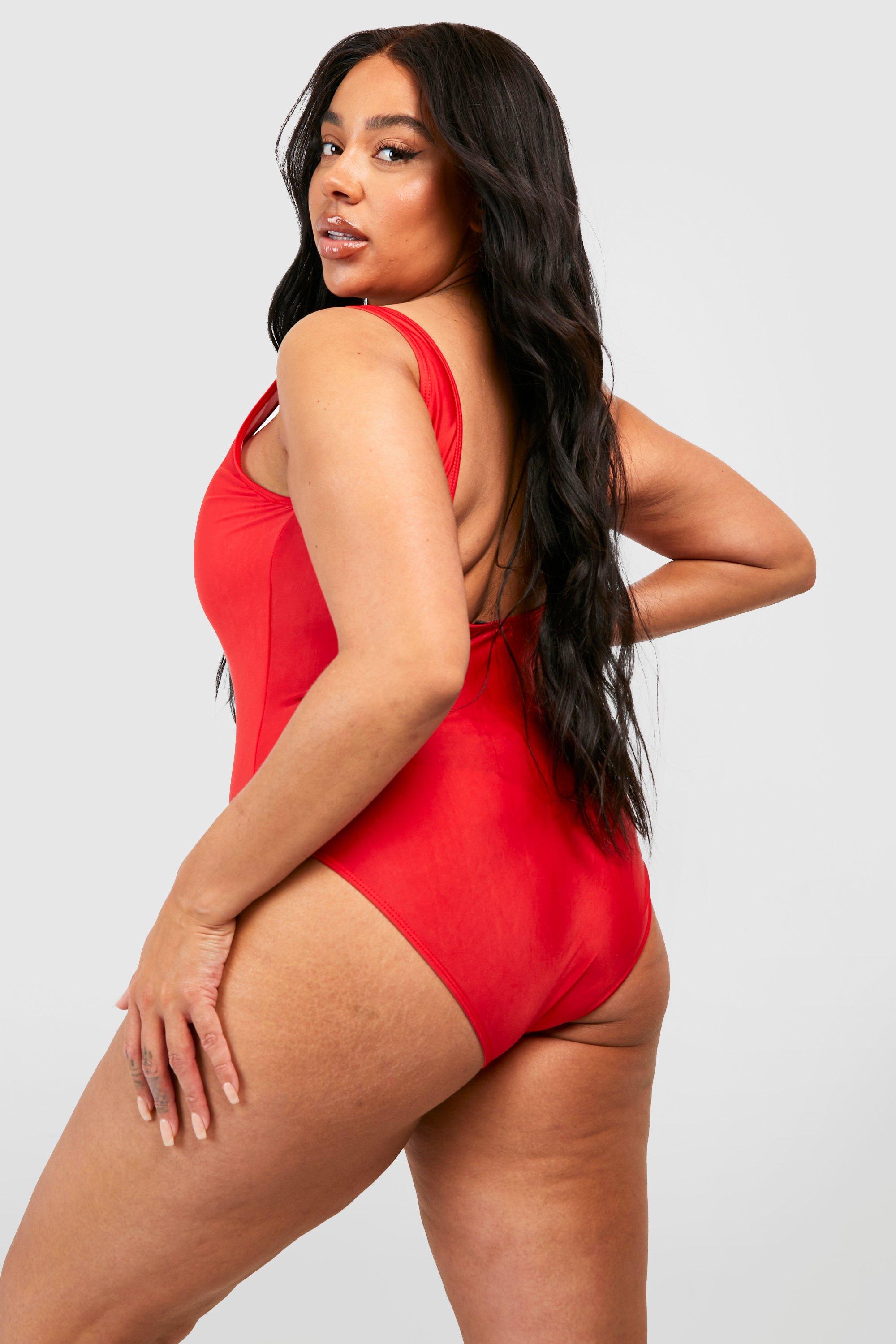 Boohoo maillot de bain grande taille hot sale