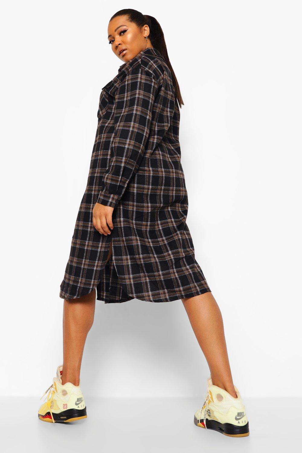 Long line shop shirt dress