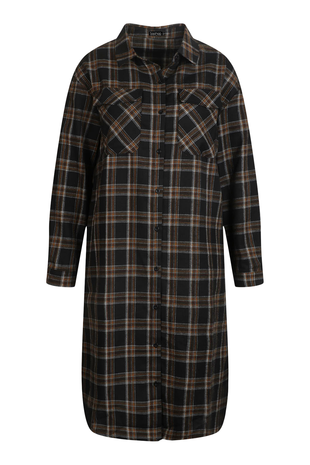 Long line outlet shirt dress