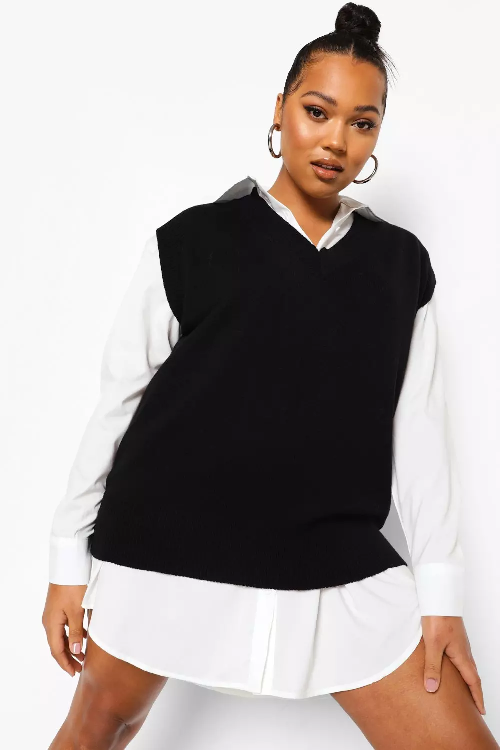 Jumper shirt plus size new arrivals