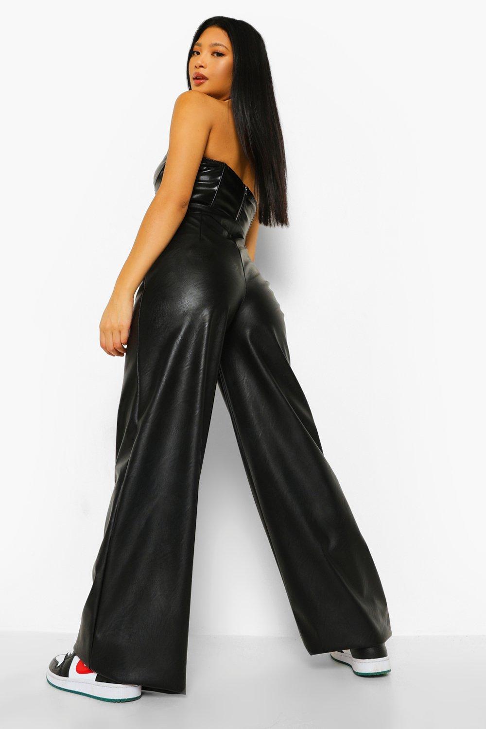 Pantalon cuir petite hot sale