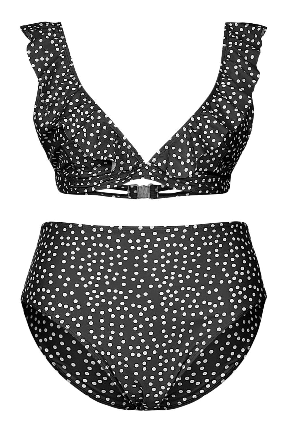 Boohoo polka 2024 dot bikini