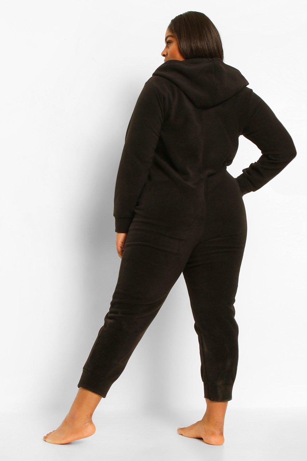 Plus size best sale hooded onesie