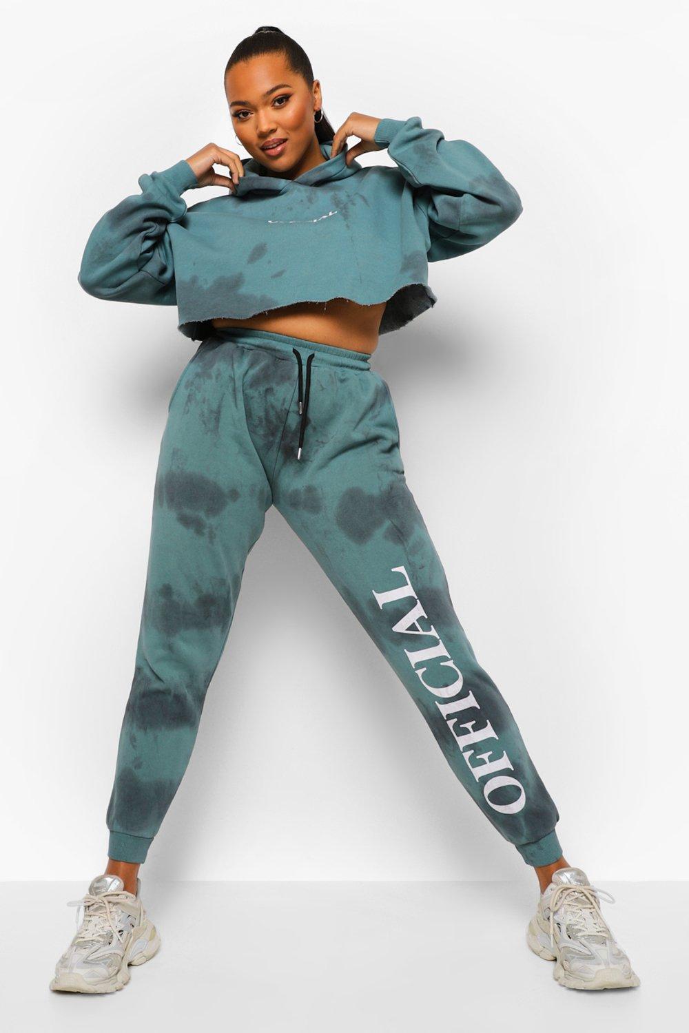 Womens tie dye tracksuit sales set