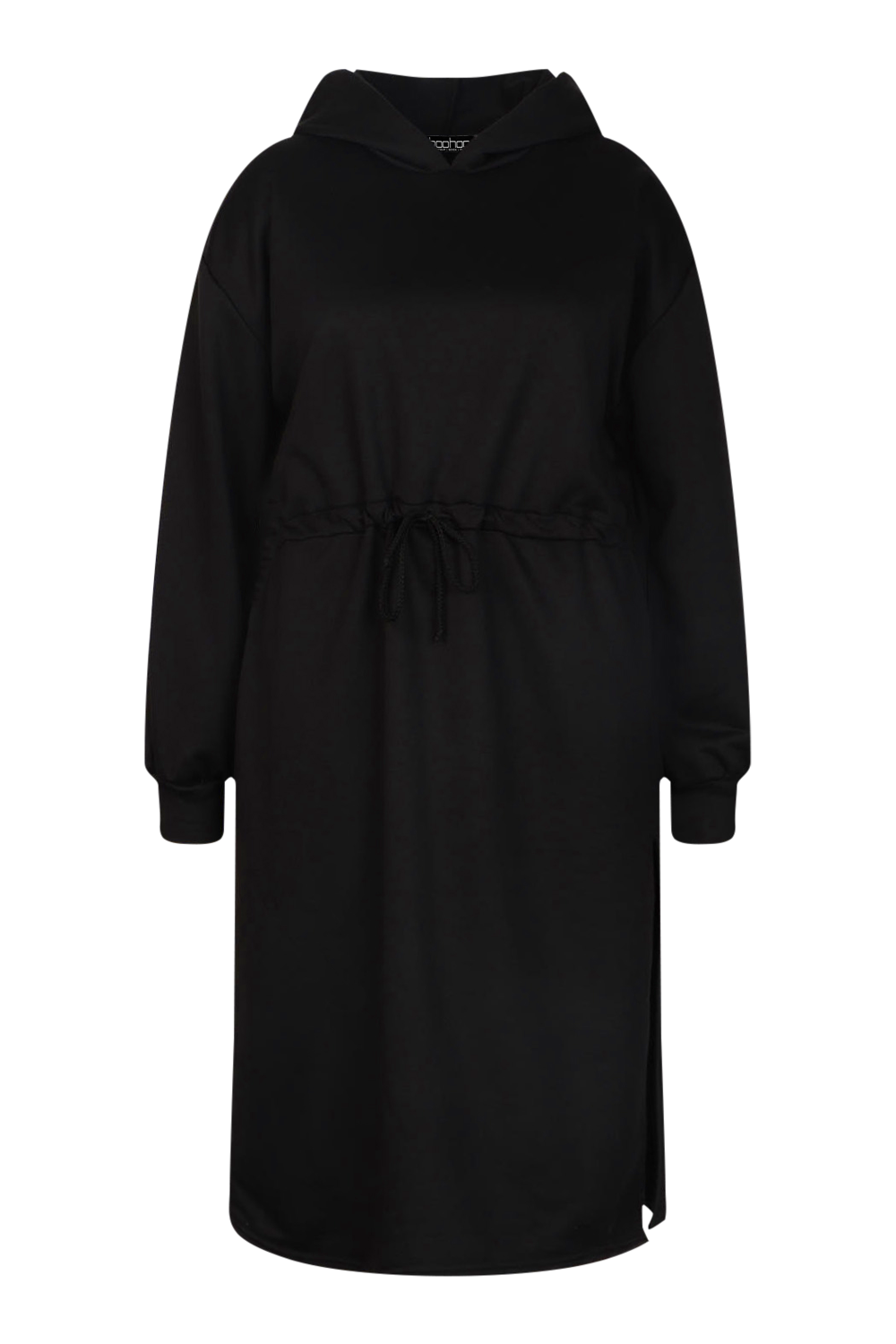 Plus Hoodie Midi Sweatshirt Dress