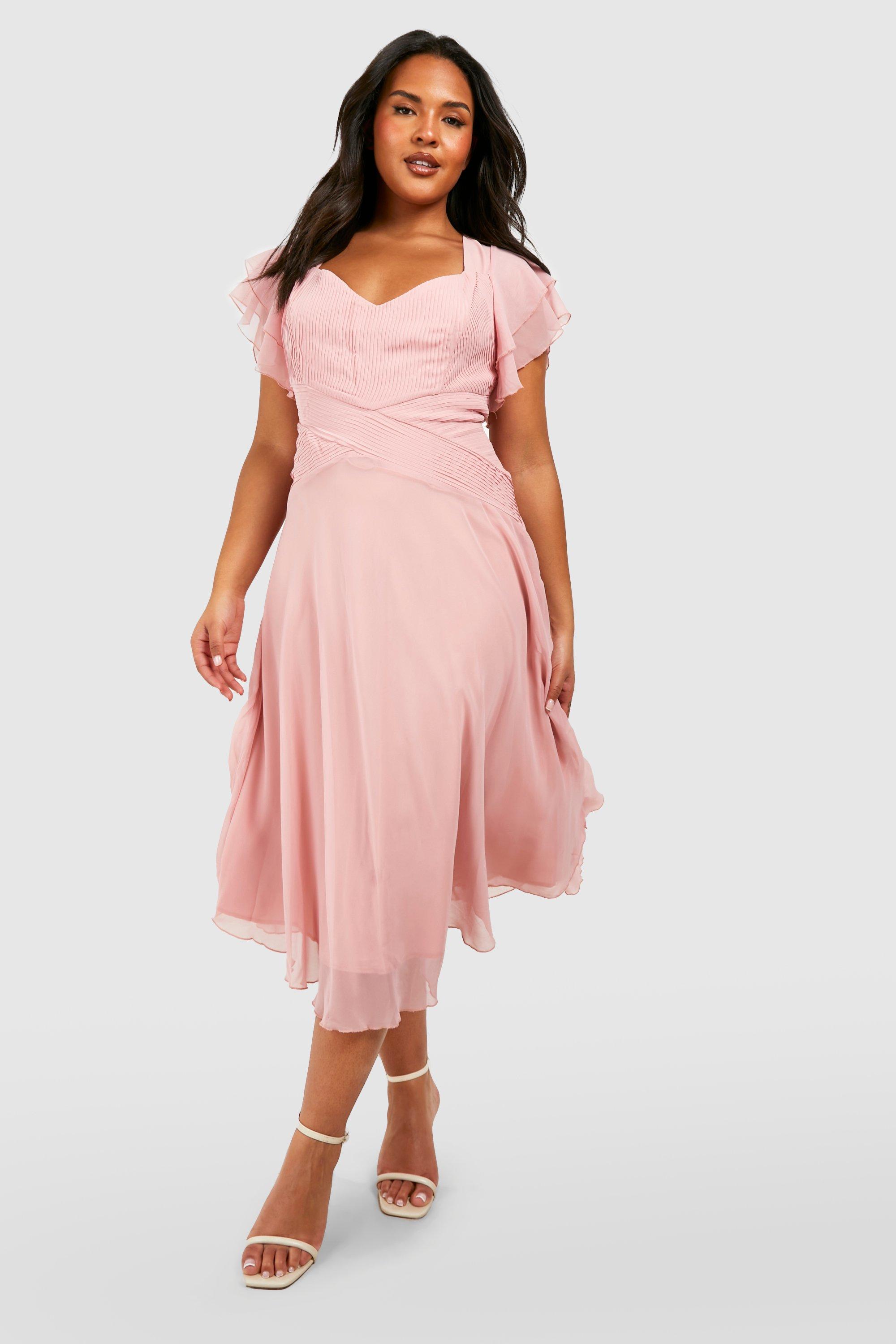 Midi chiffon dresses clearance uk