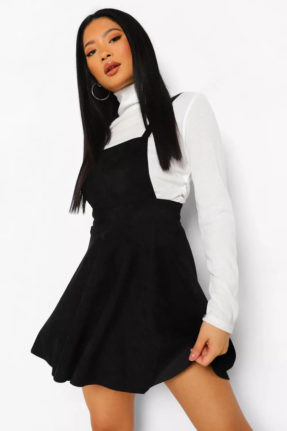 Petite pinafore clearance dress