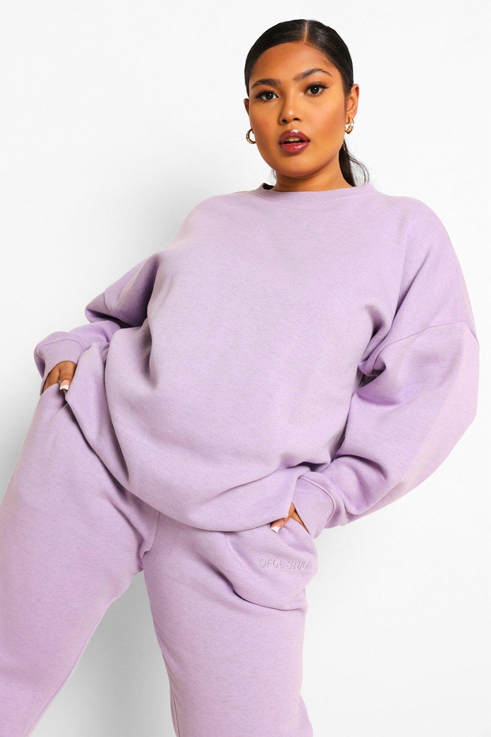 lilac purple sweatshirt