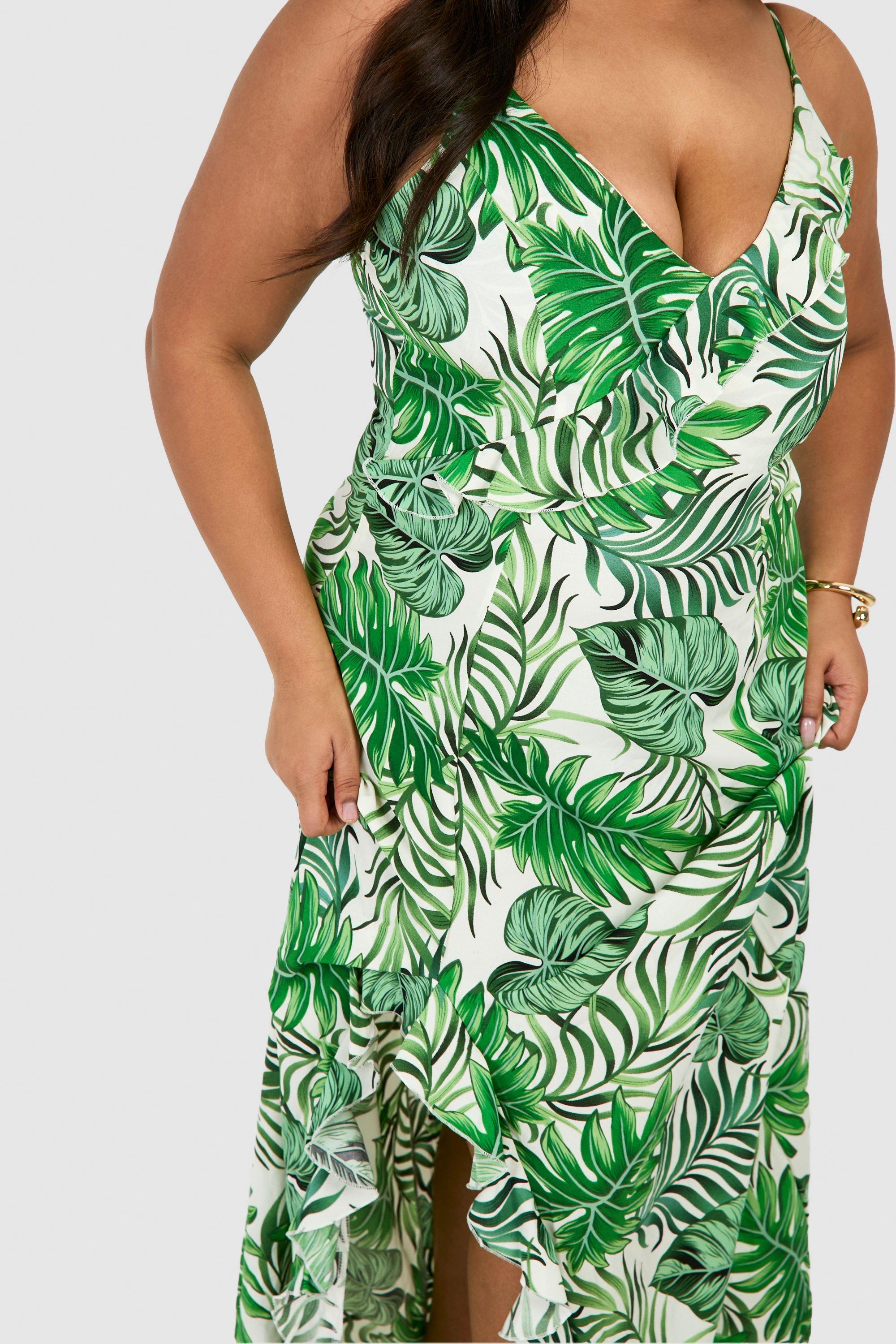 Hawaiian luau dresses hot sale plus size