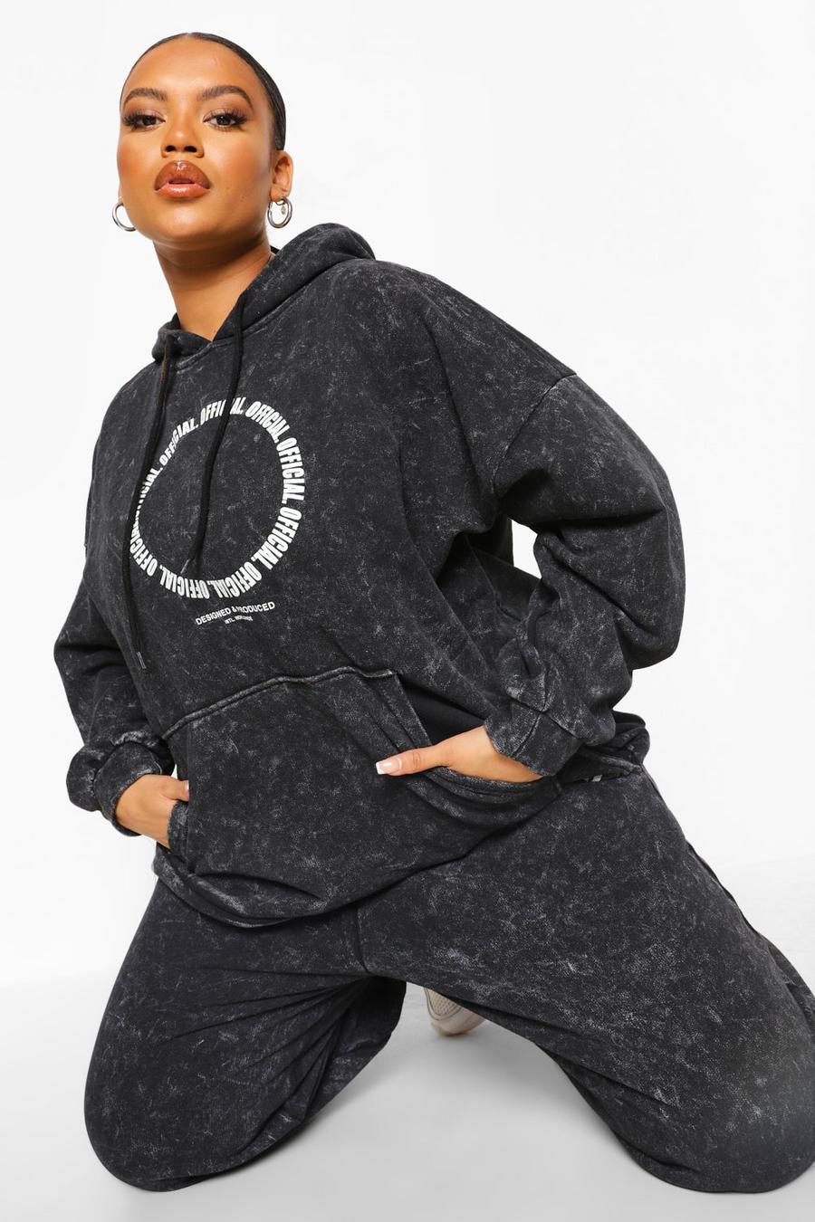 Charcoal Plus Ofcl Studio Washed Tracksuit image number 1