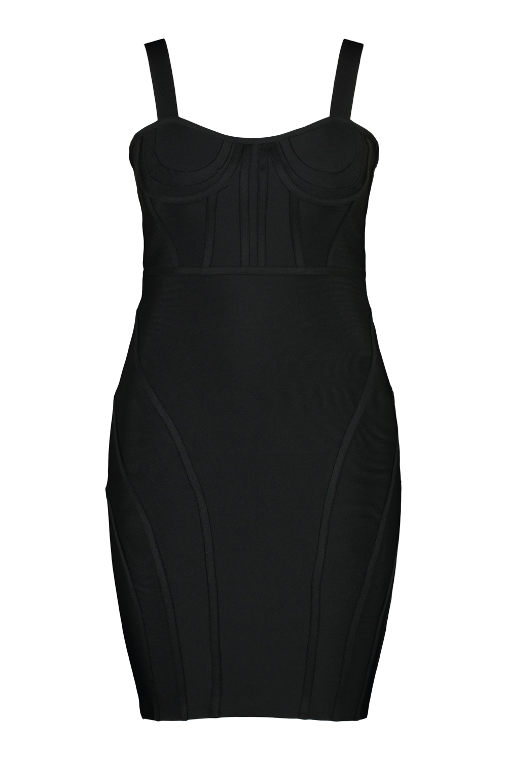 Plus Bandage Sculpt Corset Bodycon Dress