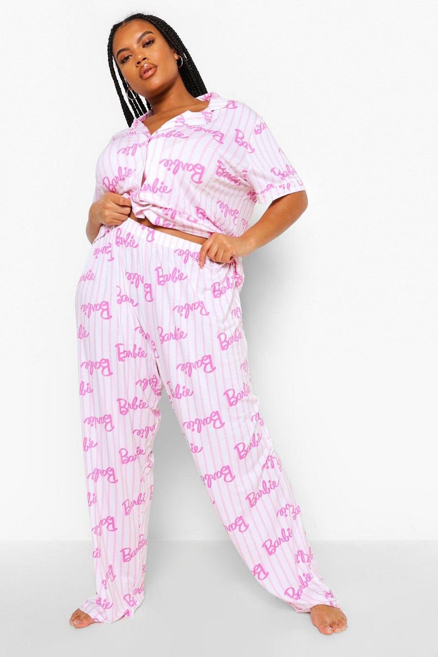 Pink Plus - Mixa & Matcha Barbie Pyjamasbyxor image number 1