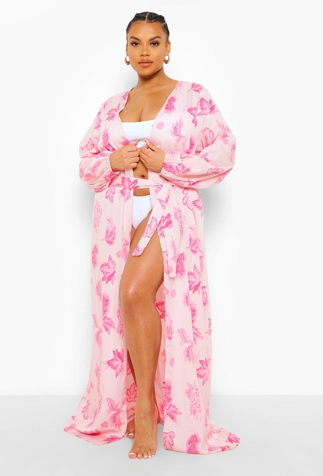 Boohoo on sale plus kimono