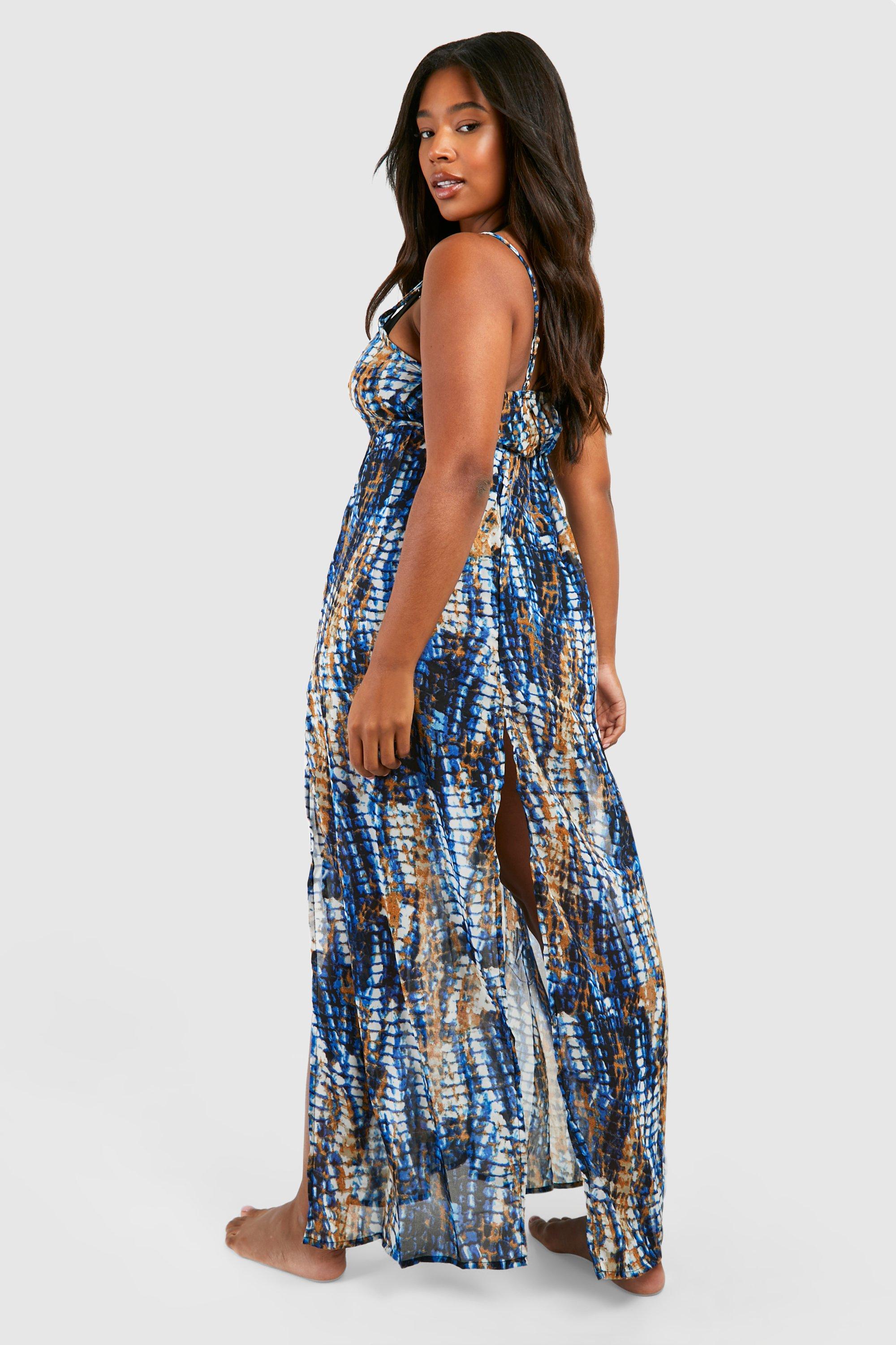 Tie dye 2025 beach dress