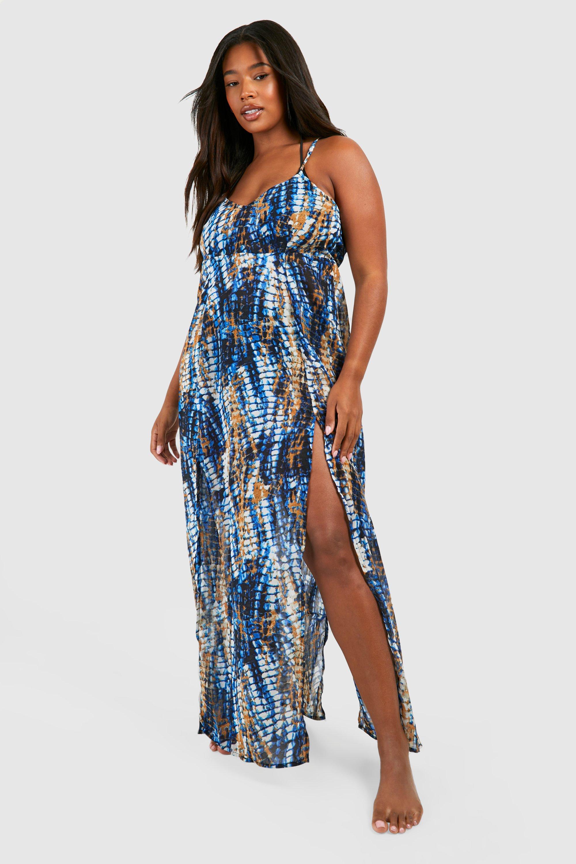 Robe de plage grande taille femme sale