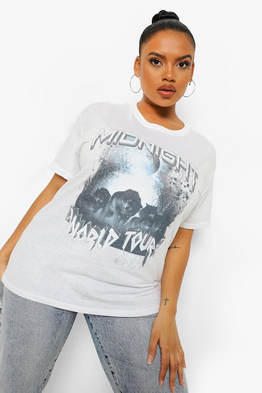 White Plus - "Midnight Tour" Oversize t-shirt image number 1