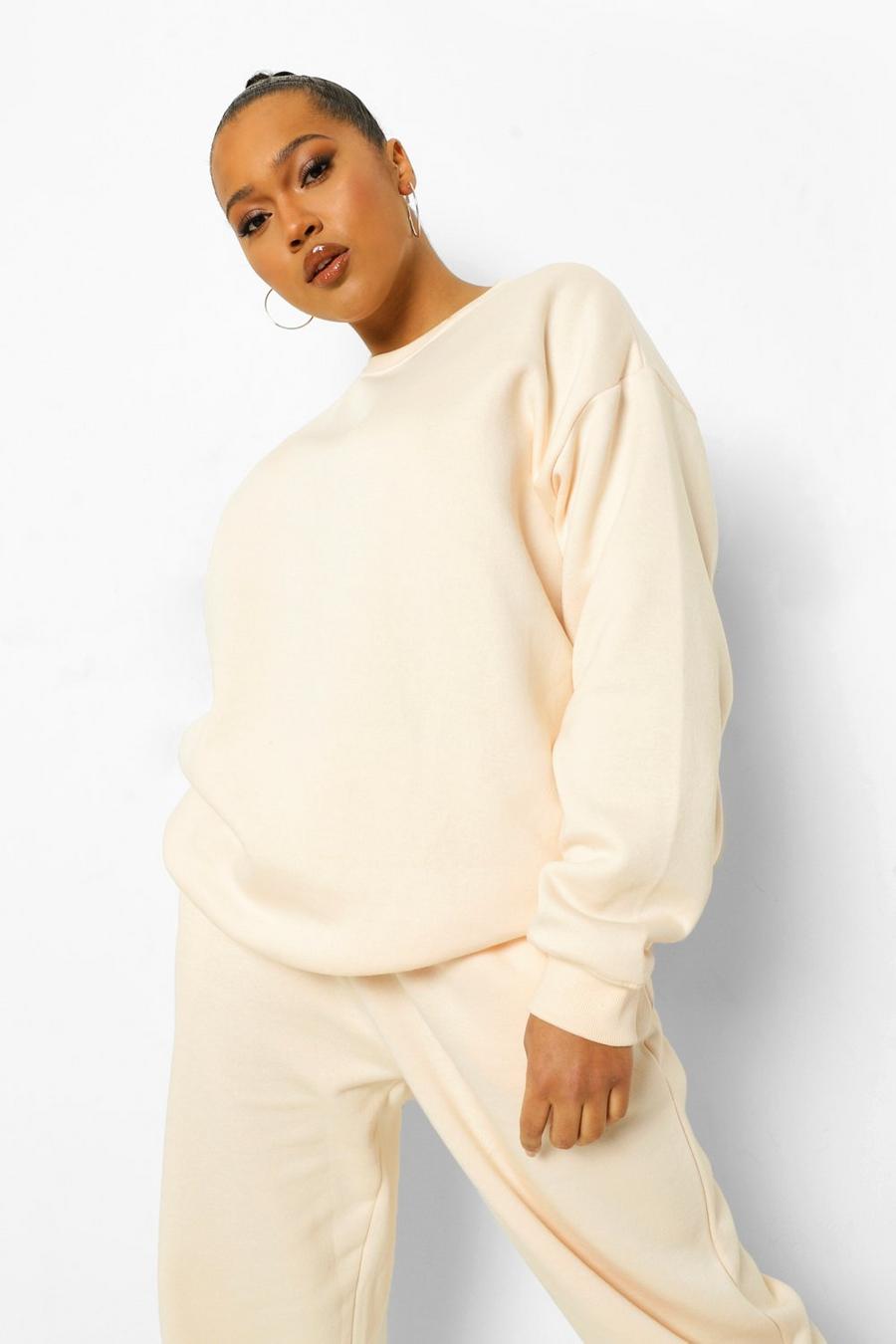 Blush Plus Fleeceback Oversized Sweatshirt image number 1