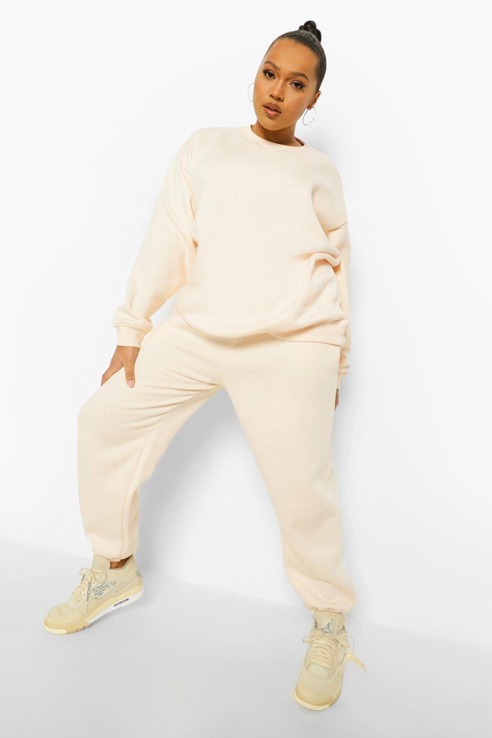 Nude oversized joggers deals