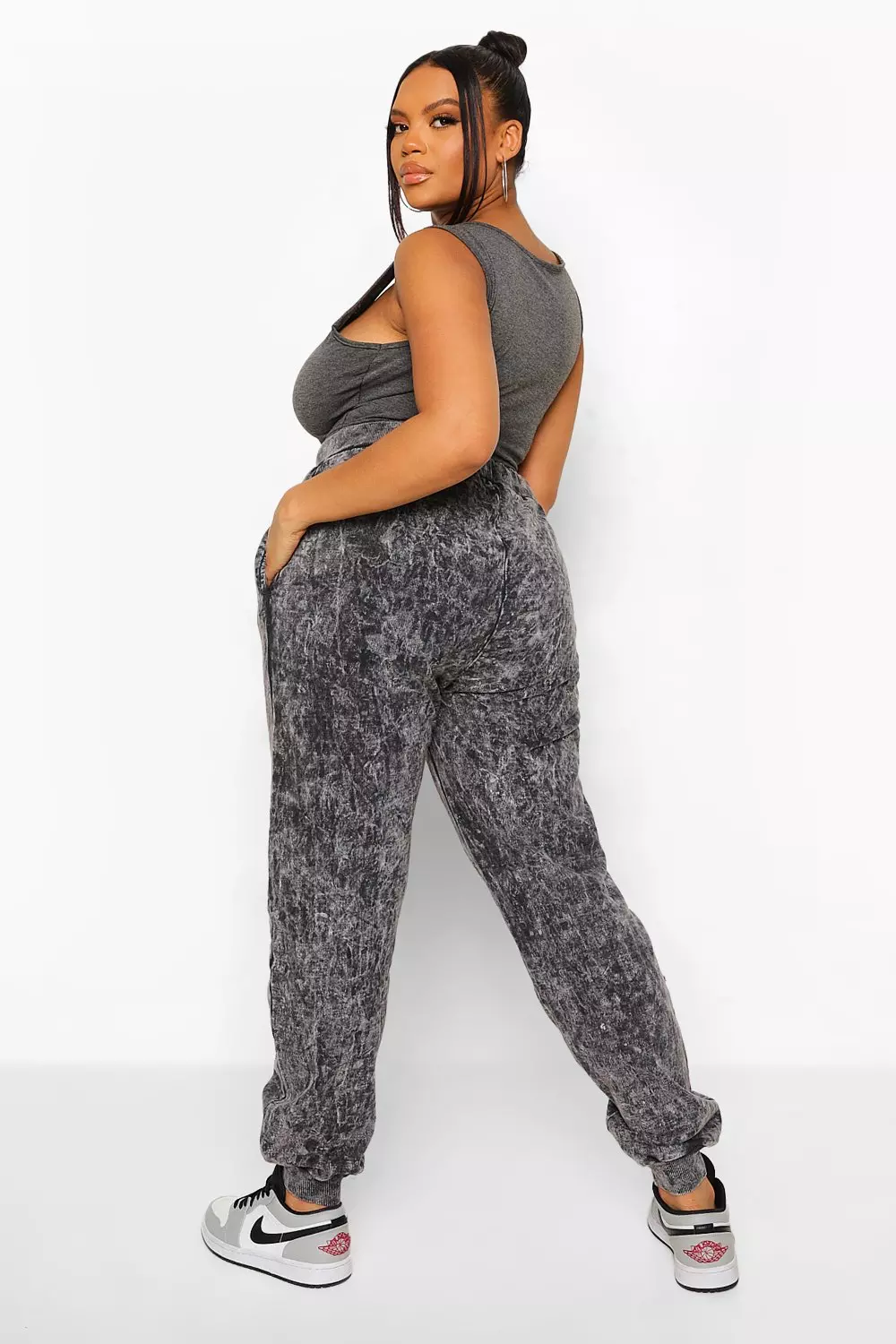 Plus size best sale leopard joggers