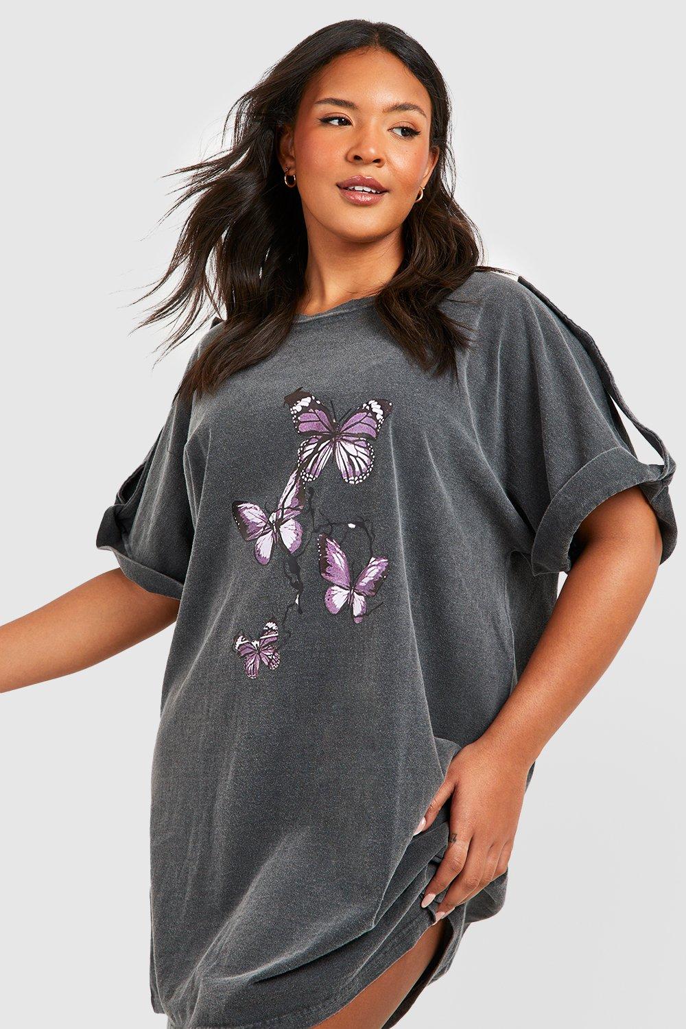 Plus size hotsell butterfly dress