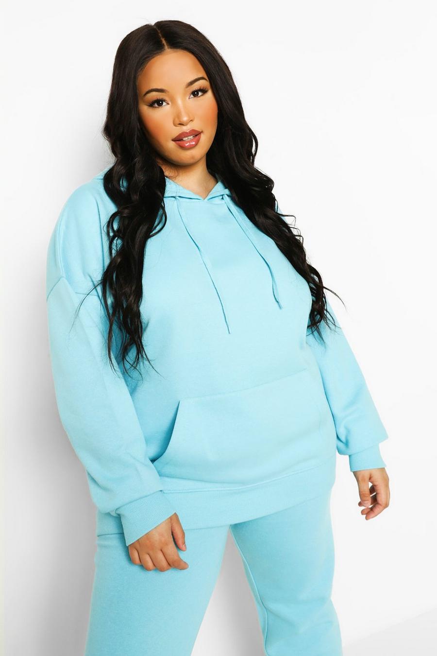 Turquoise Plus - Basic Oversize hoodie image number 1
