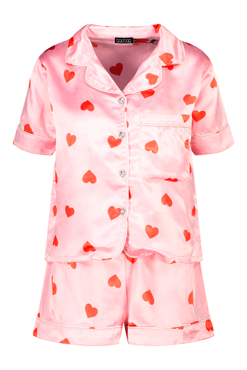 Heart discount pjs boohoo