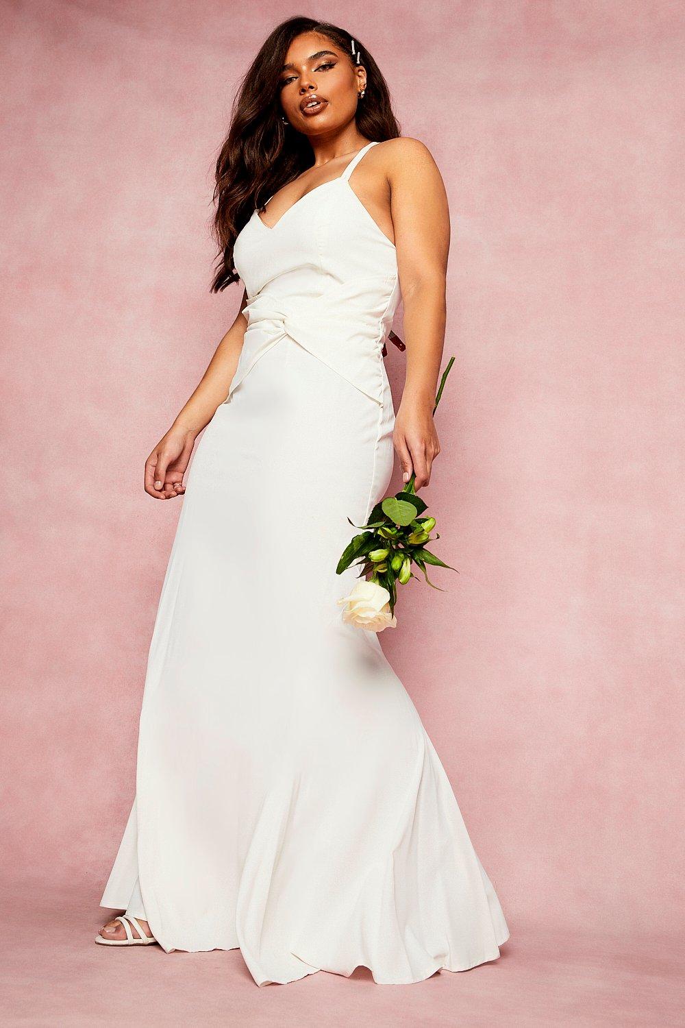 Boohoo bridal dress hotsell