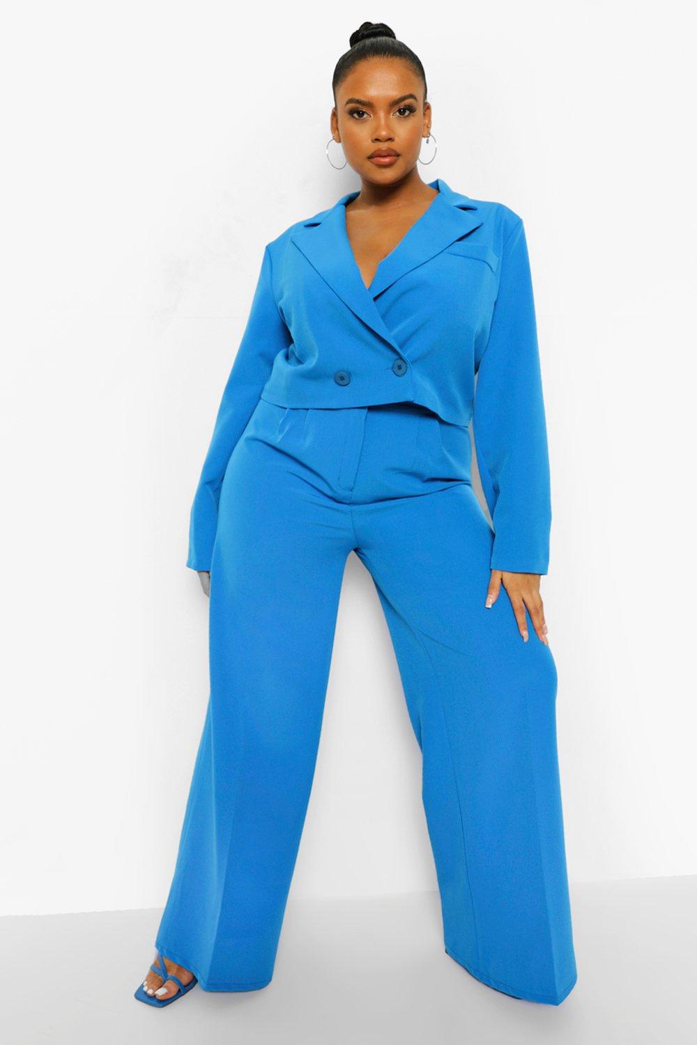 Plus Wide Leg Dress Pants