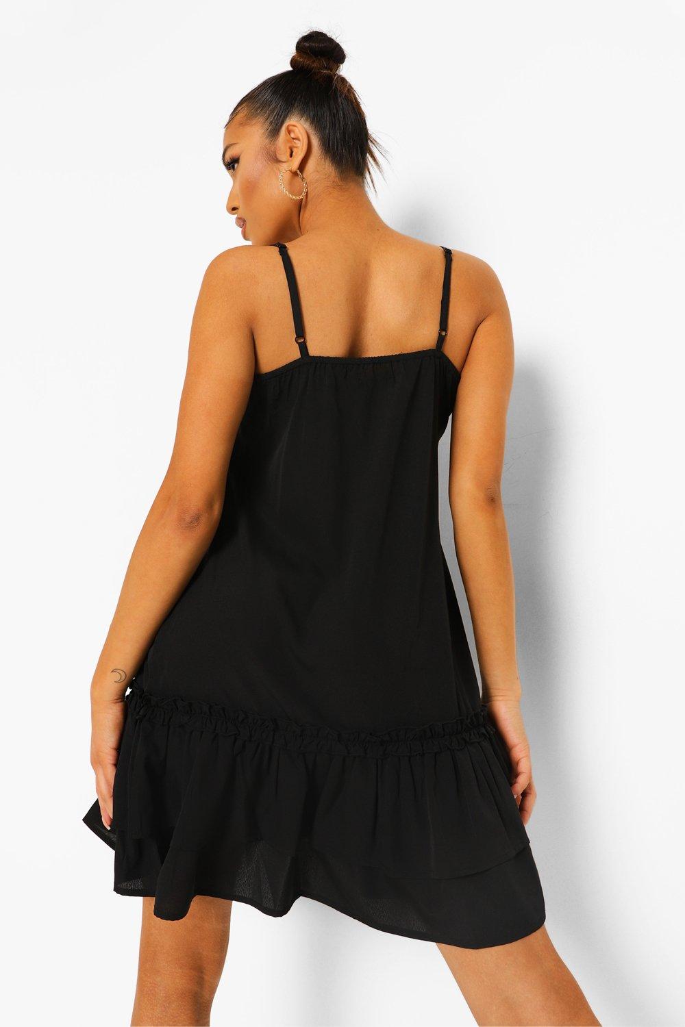 Ruffle hem shop cami dress