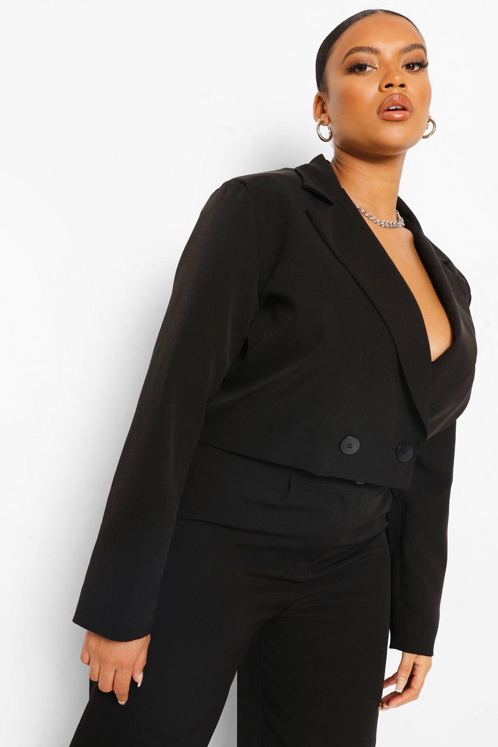 Ladies black blazer size on sale 18