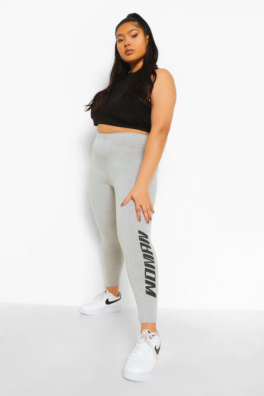 Grey Plus - Official Leggings med tryck image number 1